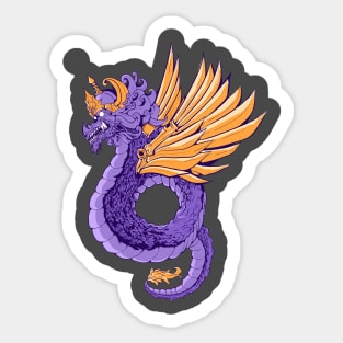 Java Dragon Sticker